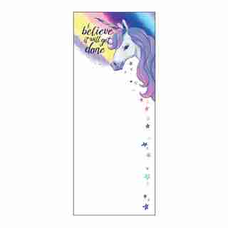 NOTEPAD UNICORN I BELIEVE IT WILL GET DONE