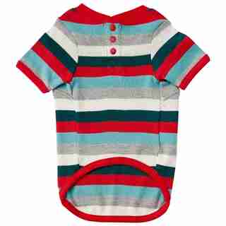HATLEY X INDIGO DOG PJ HOLIDAY STRIPE S