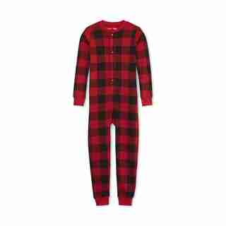 HATLEY X INDIGO KIDS UNION SUIT PAJAMAS BUFFALO SIZE 4