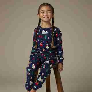 Hatley X Indigo Kid's Pajama Set - Winter Size 8