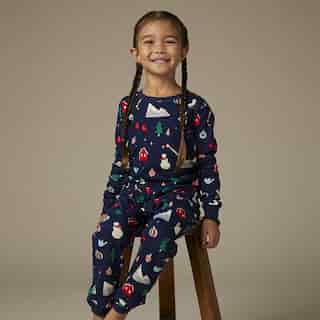 Hatley X Indigo Kid's Pajama Set - Winter Size 2