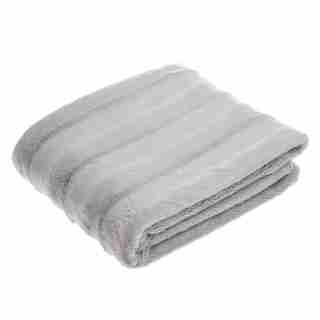 LUXE FAUX FUR THROW MIST