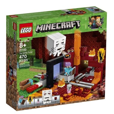 Minecraft Lego Nether Portal Minecraft Lego Nether Portal