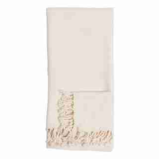 POKOLOKO BAMBOO TURKISH TOWEL - CREAM