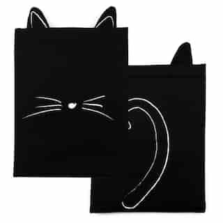 THE BOOK BESTIE - BLACK CAT BOOK SLEEVE