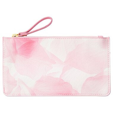 LARGE PENCIL POUCH MORNING DEW PETALS