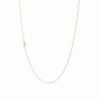 Van Der Hout 10K Script Initial 16" Chain - " A "