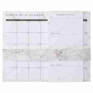 COMBO MONTHLY DAILY MARBLE