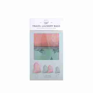 COMPACT LAUNDRY BAGS SET OF 4
