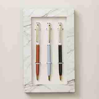 MARBLE SLENDER PEN PACK SET OF 3