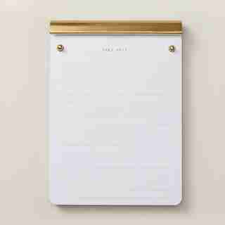 MARBLE GOLD CLIPBOARD NOTE