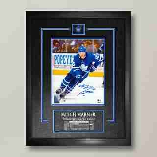 MITCH MARNER SIGNED FRAMED PHOTOGRAPH TORONTO MAPLE LEAFS 8" X 10"