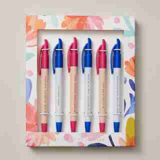 PEN PACK QUOTES BOHO BRIGHT SET OF 6