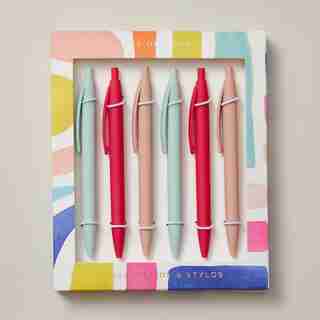 BOHO BRIGHT PEN PACK SOFT TOUCH SET OF 6