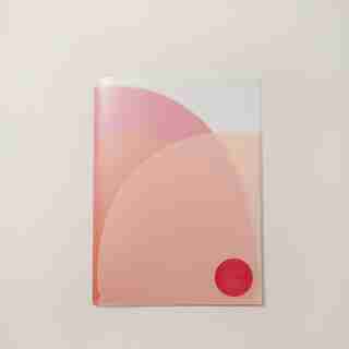 A4 FOLDER WALLET CLEAR BOHO BRIGHT