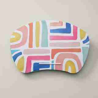 LAP DESK BOHO BRIGHT STRIPES