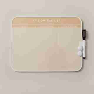 DRY ERASE BOARD TO-DO