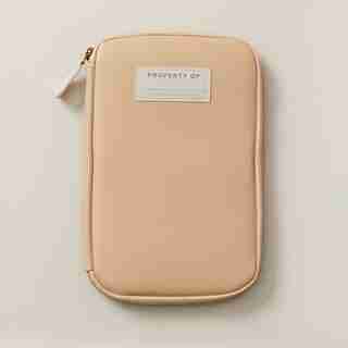 LARGE FLAT PENCIL POUCH BLUSH
