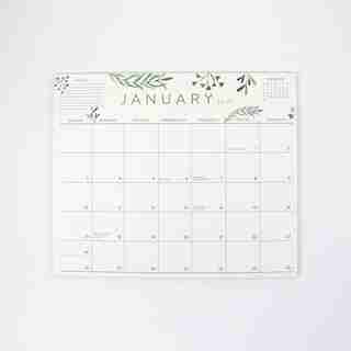 2021 12 MOIS CALENDRIER MAGNÉTIQUE EUCALYPTUS