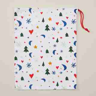CANVAS GIFT BAG SCANDI ICONS