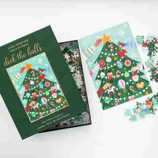 INDIGO X HOBBRY 500 PIECE DECK THE HALLS PUZZLE