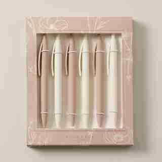 SECRET GARDEN SOFT TOUCH PEN PACK SET OF 6