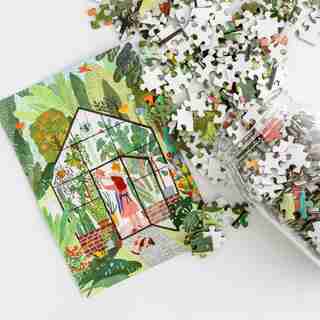 500 PIECE GREEN THUMB JAR PUZZLE