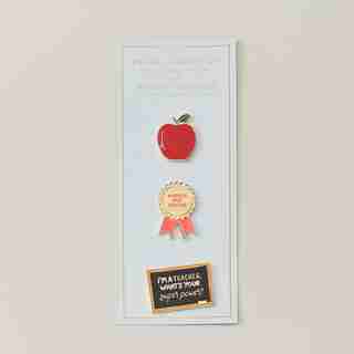 EVER BLOOM ENAMEL MAGNETS TEACHER SET OF 3