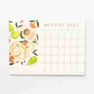 Aug 2021 - Dec 2022 17 Month Magnetic Fuit By Sabina Fenn Calendar