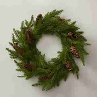 COURONNE EN PIN NATUREL (61 CM)