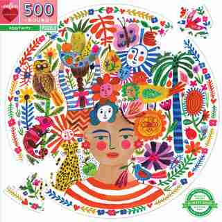EEBOO POSITIVITY CIRC PUZZLE 500 Piece Puzzle