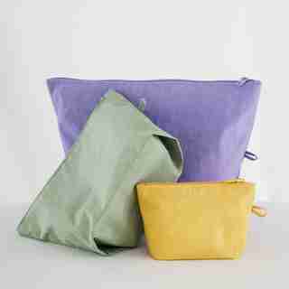 BAGGU GO POUCH SET MEADOW SOLIDS