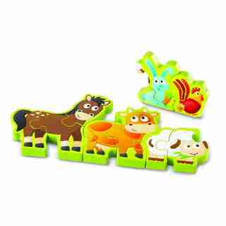HAPE NUMBERS & FARM ANIMALS PUZZLE