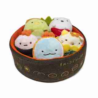 Sumikko Gurashi Mini Plush Stuffed Animals Sushi Bowl