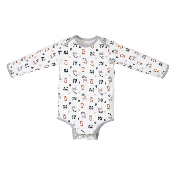 Nest Designs® Long Sleeve Onesie Organic Cotton Woodland Pals 18 to 24 Months
