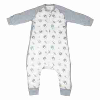 Nest Designs Raglan Bamboo Long Sleeve Cozy Sleep Suit 2.5 TOG - Otter Love Size 18M-2.5T