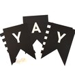 Black & White Letter Banner