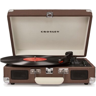 Crosley Cruiser Deluxe Turntable – Taupe