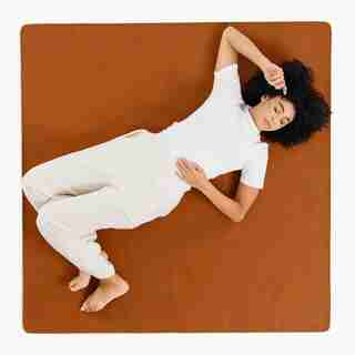Gathre Midi Medium Sized Multipurpose Leather Mat in Ginger
