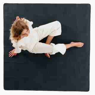 Gathre Midi Medium Sized Multipurpose Leather Mat in Raven