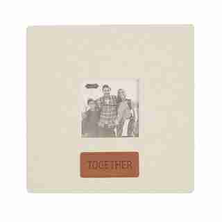 Together Frame - Linen & Leather , 10" x 10"