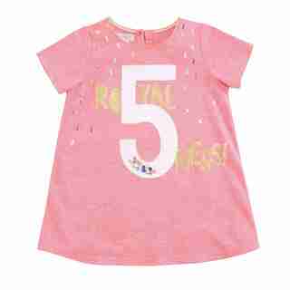 Mud Pie Birthday Tunic Royal 5-Ness