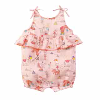 Mud Pie Circus Muslin Bubble 0 - 3 Months