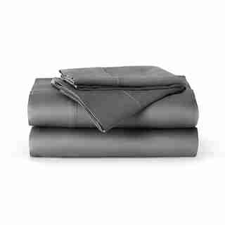 ENDY ORGANIC COTTON SHEETS - STORM GREY, QUEEN