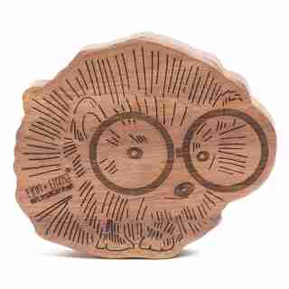 Wood Rattle Teether Carter the Hedgehog
