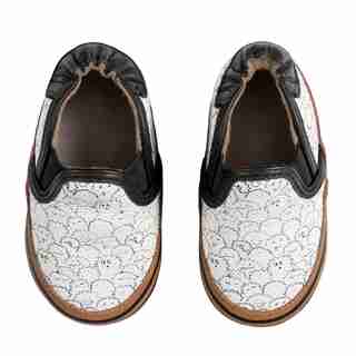 Robeez Soft Soles Leather Shoe with Suede Sole - Sully Baby 6-12 Months