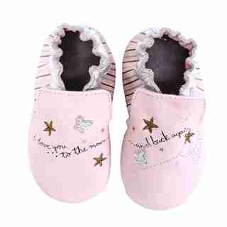 Robeez Soft Soles Leather Shoe with Suede Sole - Helena Baby 0-6 Months