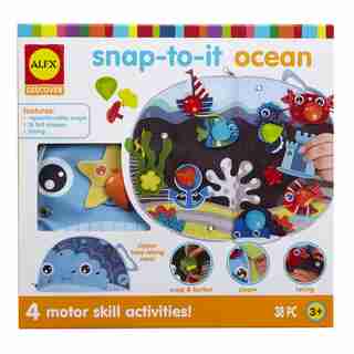 Alex® Discover Snap-To-It Felt Scene Creation Toy Ocean