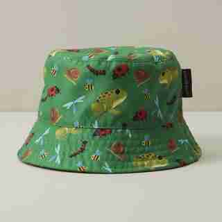 Crocodile Creek Gardening Frog & Ladybug Bucket Hat