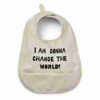 Elodie Details Baby Bib Change The World